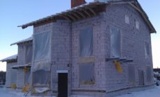 Консервация стройки дома на зиму