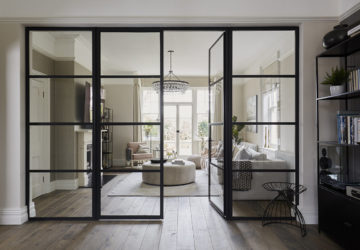 Перегородки из стекла – современное и оригинальное решение в оформлении пространства жилого помещения